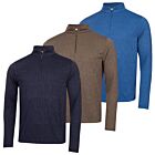 Calvin Klein Mens Avondale 1/2 Zip Lightweight Performance Golf Sweater