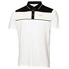 Calvin Klein Mens Blackwater Sustainable Easy Care Golf Polo Shirt