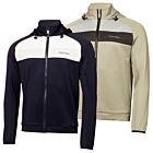 Calvin Klein Mens Fracture Hooded Full Zip Stretch Fabric Golf Hoody