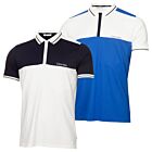 Calvin Klein Mens Springhill Colourblock Moisture Wicking Golf Polo Shirt