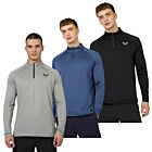 Castore Mens Softshell Tech Half Zip 2 Way Stretch Breathable Jacket