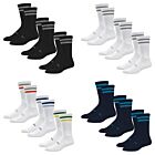 Footjoy Mens ComfortSof Crew Cushioned Cotton Blend 3 Pack Golf Socks