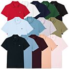 Lacoste Mens Organic Cotton Blend Embroidered Golf Polo Shirt