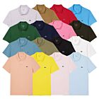 Lacoste Mens Organic Cotton Blend Embroidered Golf Polo Shirt