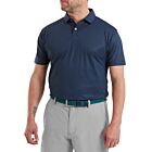 Footjoy Mens Modernist Geo Pique Light Wicking Stretch Golf Polo Shirt
