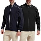 FootJoy Mens Full-Zip Side Pockets Regular Fit Golf Windshirt