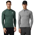 Castore Mens Body Mapped Seamless Breathable Quarter Zip Golf Sweater
