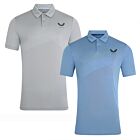Castore Mens Pinnacle Engineered Knit Lightweight Wicking Golf Polo Shirt