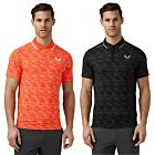Castore Mens Printed Tech Stretch Fabric Lightweight Golf Polo Shirt