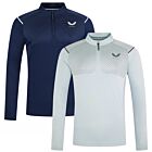 Castore Mens Pinnacle LVS 1/4 Zip Long Sleeve Breathable Golf Sweater