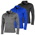 J.Lindeberg Mens Destry Zip Mid Layer Breathable Golf Sweater