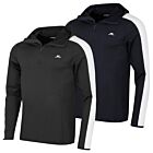 J.Lindeberg Mens 1/4 Zip Lightweight Wicking Midlayer Golf Hoody