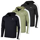 J.Lindeberg Mens 1/4 Zip Lightweight Wicking Midlayer Golf Hoody