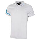 J.Lindeberg Mens Heath Regular Fit Wicking Golf Polo Shirt