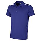 J.Lindeberg Mens Lionel Jacquard Wicking Stretch Golf Polo Shirt
