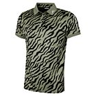 J.Lindeberg Mens Tour Tech Print 4-Way Stretch Golf Polo Shirt