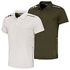 J.Lindeberg Mens Lionel Wicking 4 Way Stretch Golf Polo Shirt