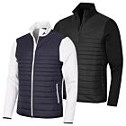J.Lindeberg Mens Martino Quilt Hybrid Water Repellent Golf Jacket