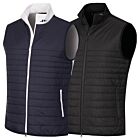 J.Lindeberg Mens Martino Quilt Hybrid Water Repellent Golf Vest