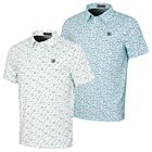 G/Fore Mens Aye Poppy Tech Moisture Wicking Stretch UPF 50+ Golf Polo Shirt