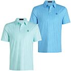 G/Fore Mens G Link Tech Jersey 4-Way Stretch UV Protection Golf Polo Shirt