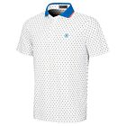 G/Fore Mens Ditsy Floral Tech Piqué 4-Way Stretch Wicking Golf Polo Shirt