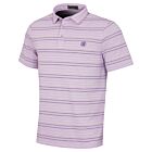 G/Fore Mens Multi Stripe Piqué Performance Golf Polo Shirt