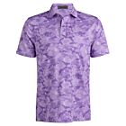 G/Fore Mens Icon Camo Tech Jersey 4 Way Stretch Golf Polo Shirt