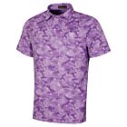 G/Fore Mens Icon Camo Tech Jersey 4 Way Stretch Golf Polo Shirt