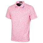 G/Fore Mens Fireworks Tech Jersey 4 Way Stretch Wicking Golf Polo Shirt