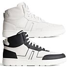 J.Lindeberg Mens Ace High-Top Leather Waterproof Laced Golf Shoes