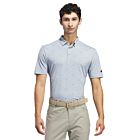 adidas Golf Mens Go To Printed Recycled Breathable AeroReady Polo Shirt
