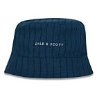 Lyle & Scott Mens Pinstripe Cotton Fabric Durable One Size Bucket Hat