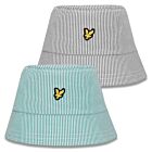 Lyle & Scott Mens Stripe Durable Triple Stitch Relaxed Bucket Hat