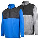 Island Green Mens Zip Top Layer Moisture Wicking Golf Sweater
