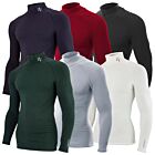 ZeroFit Mens 2026 Heatrub Ultimate Mock Neck Moisture Wicking Baselayer