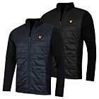 Lyle & Scott Mens Baffle Lightweight Insulated Quilted Full Zip Golf Jacket