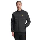 Lyle & Scott Mens Hybrid Double Baffle Stretch Fabric Funnel Neck Jacket