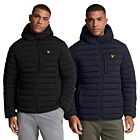 Lyle & Scott Mens Stretch Lightweight Quilted Funnel Neck Jacket