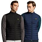 Lyle & Scott Mens Hybrid Quilted Eco-Friendly Elegant Tailored Golf Gilet