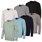 J.Lindeberg Mens Keane Italian Wool Crew Neck Golf Sweater