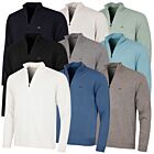 J.Lindeberg Mens Kiyan Tollegno Merino Wool 1/4 Zip Golf Sweater