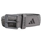 adidas Golf Mens Braided Striped Recycled Stretch Sustainable Belt
