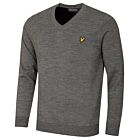 Lyle & Scott Mens V Neck Merino Wool Acrylic Durable Sweater
