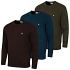 Lyle & Scott Mens Polyblend Crew Neck Pullover Golf Sweater