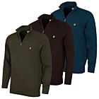 Lyle & Scott Mens Polyblend Quarter Zip Jumper Golf Sweater