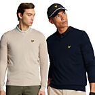 Lyle & Scott Mens 2026 Golf V Neck Wool Blend Comfortable Pullover Sweater