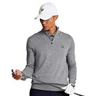 Lyle & Scott Mens Golf Quarter Zip Merino Wicking Jumper Sweater