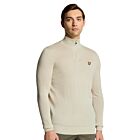 Lyle & Scott Mens Golf Quarter Zip Merino Moisture Wicking Jumper Sweater