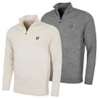 Lyle & Scott Mens Golf Quarter Zip Merino Wicking Jumper Sweater